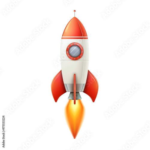rocket in space