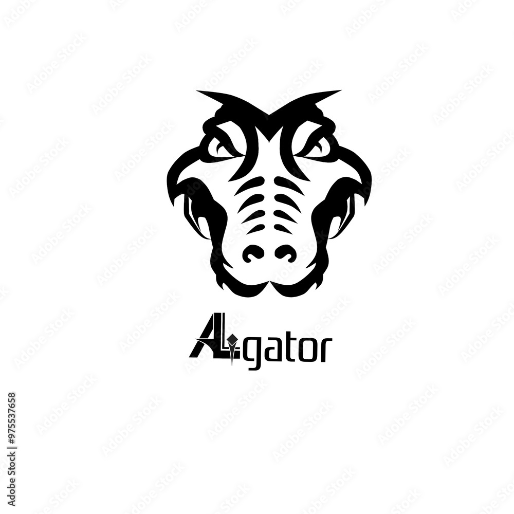 alligator head logo alligator head logo