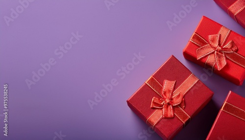 Geschenk Hintergrund Grün Gelb Rot Violette 