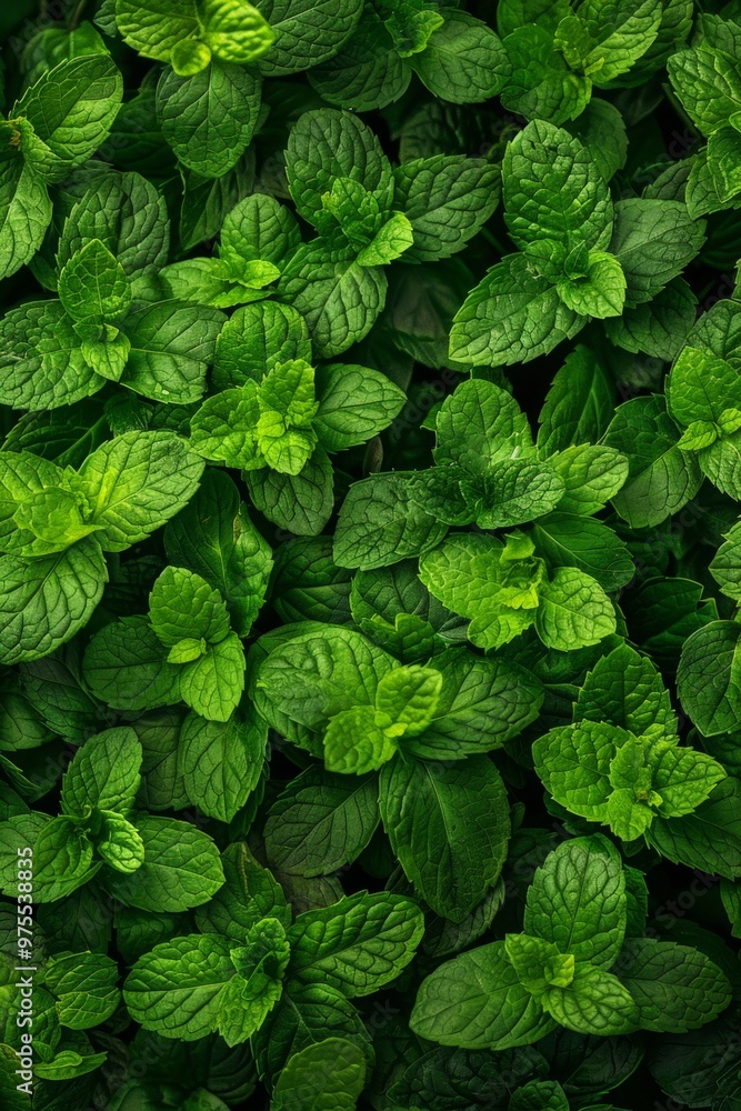 Many mint leaves texture background, fragrant spices pattern, Mentha piperita mockup, peppermint banner Many mint leaves texture background, fragrant spices pattern, Mentha piperita mockup, peppermint banner