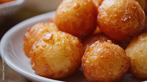 Traditional Indian sweet made of deep fried dough and sugar syrup