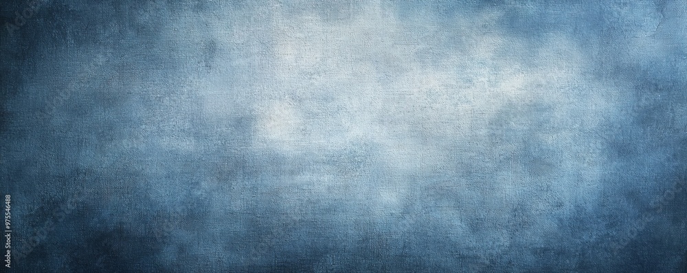 Obraz premium Abstract Blue Canvas Background with a Textured Surface, background, texture, canvas