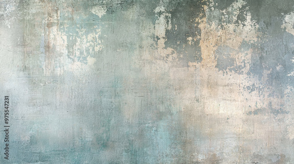 Fototapeta premium Abstract Textured Wall, Blue, Green, Grey, Abstract Texture, Wall, Texture