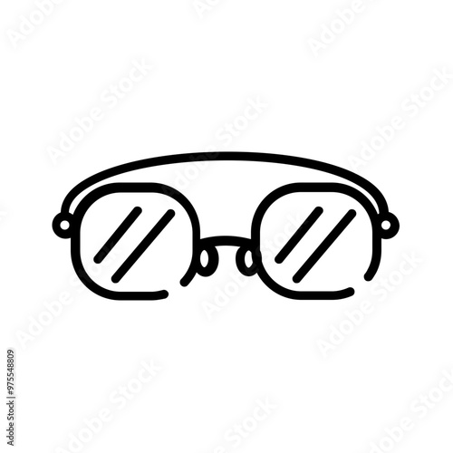 eyeglass Icon Design