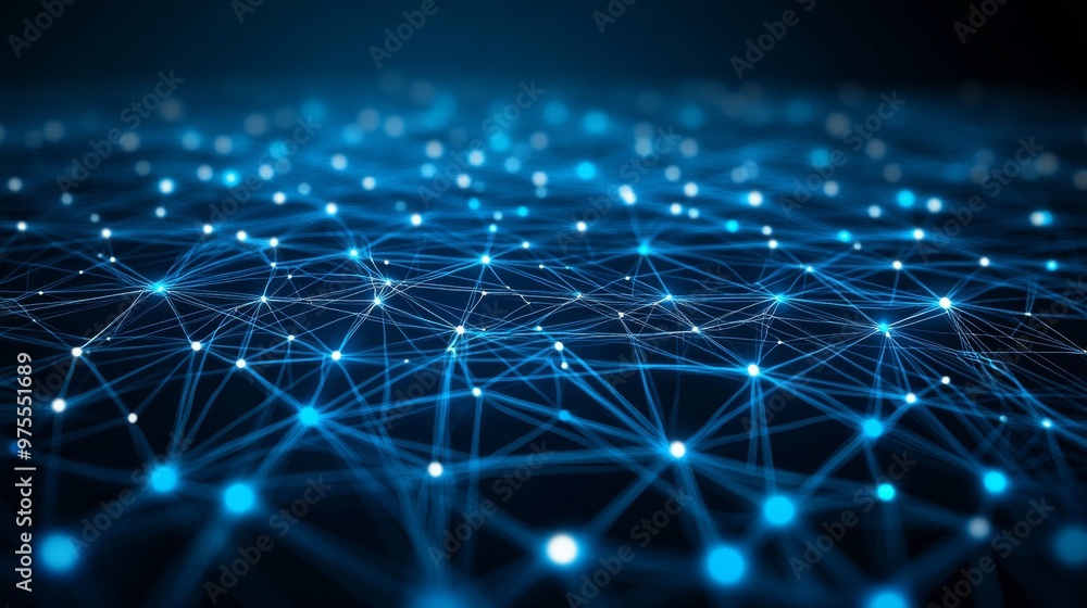 abstract background glowing networking connect node, the connecting node are wave form abstract background glowing networking connect node, the connecting node are wave form