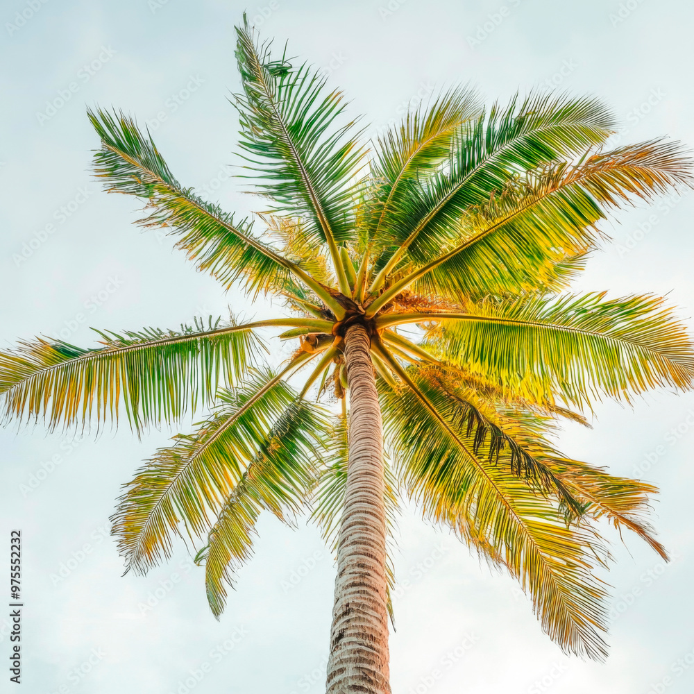 Naklejka premium Palme im Himmel