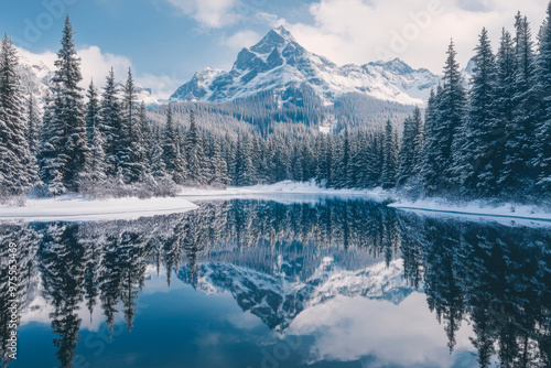 Winterliche Berglandschaft