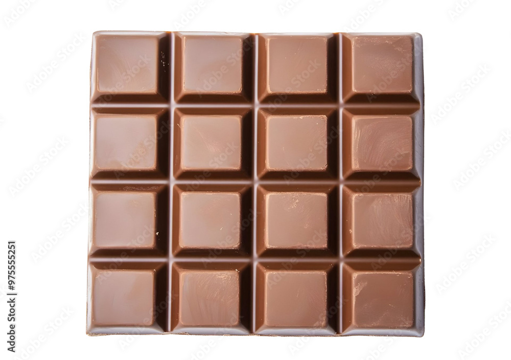 Indulgent Chocolate Bars Stacked, isolated on transparent background