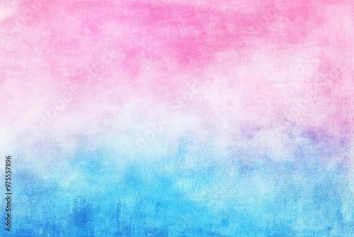 Abstract Pink Blue Watercolor Background.