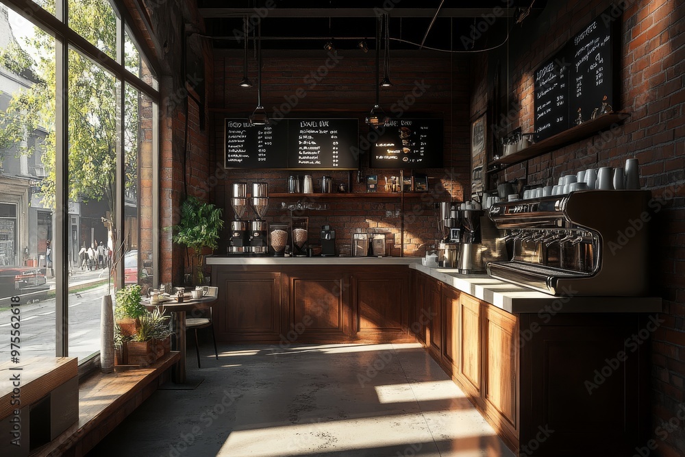 realistic interior of coffee shop, style loft, dark tone, 3D perspective, cubic style, --chaos 50 --ar 3:2 --v 6.1 Job ID: ad691ed1-e7eb-4db6-beed-5db6b99de6d2 realistic interior of coffee shop, style loft, dark tone, 3D perspective, cubic style, --chaos 50 --ar 3:2 --v 6.1 Job ID: ad691ed1-e7eb-4db6-beed-5db6b99de6d2