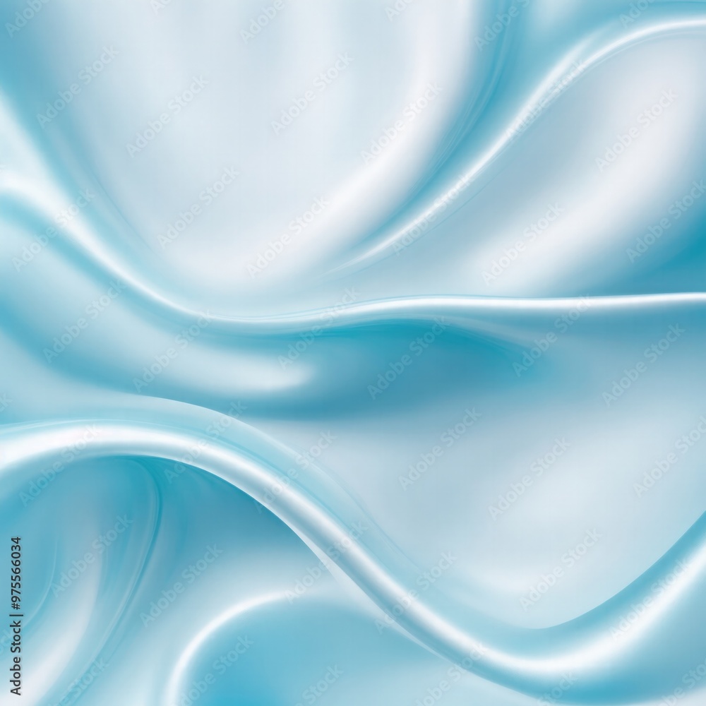 Soft Pastel Blue Shiny Satin Silk Swirl Texture Background Soft Pastel Blue Shiny Satin Silk Swirl Texture Background