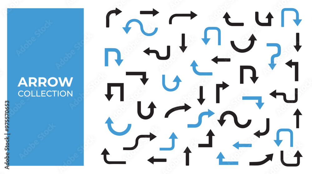 Arrow icons. Simple cursors, pointers and direction buttons vector illustration.
Arrow icons. Simple cursors, pointers and direction buttons vector illustration.
