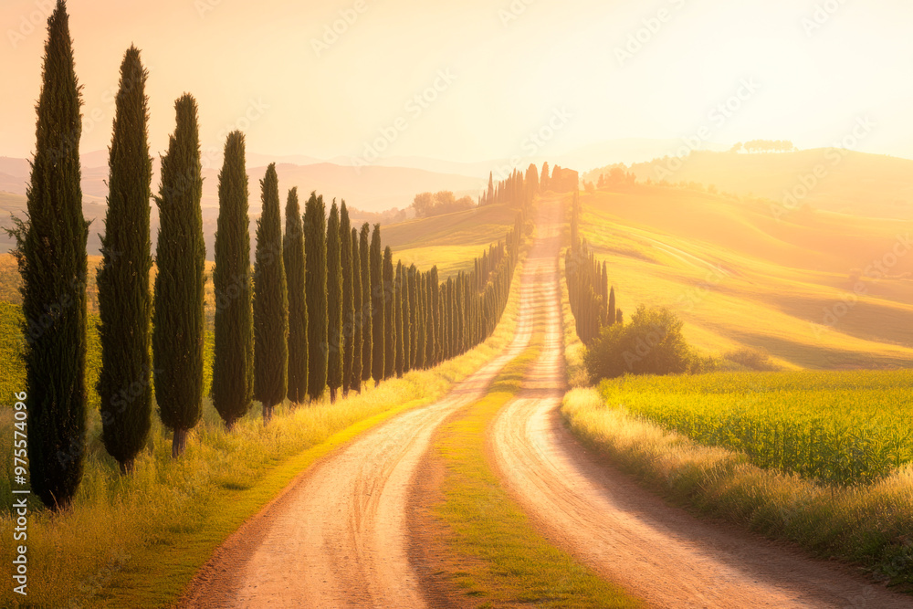 Obraz premium Toskana Landschaft