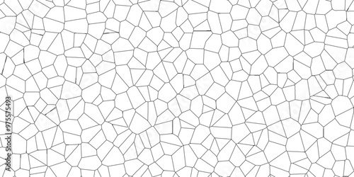 Abstract broken glass crystalize quartz geometric tiles stain seamless pattern isolated terrazzo decorative vintage vector background.