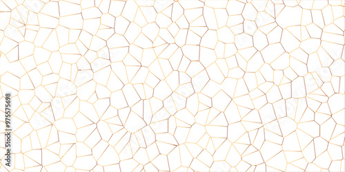 Abstract broken quartz geometric retro tiles broken glass isolated crystalize terrazzo vintage vector background.

