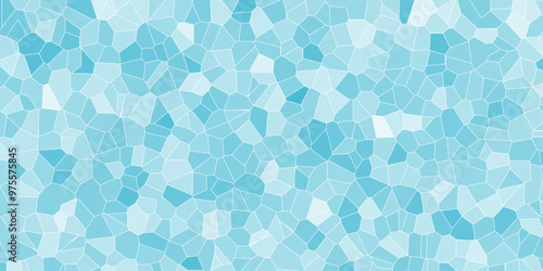 Abstract broken quartz geometric retro tiles broken glass isolated crystalize terrazzo vintage vector background.
