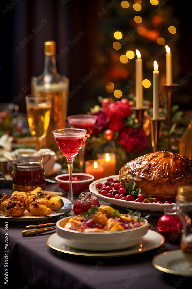 Fototapeta premium Food on the table for a banquet