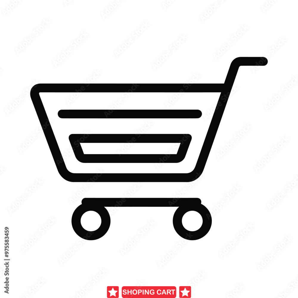 Sophisticated Shopping Cart Illustrations Perfect for Modern E commerce Websites Sophisticated Shopping Cart Illustrations Perfect for Modern E commerce Websites