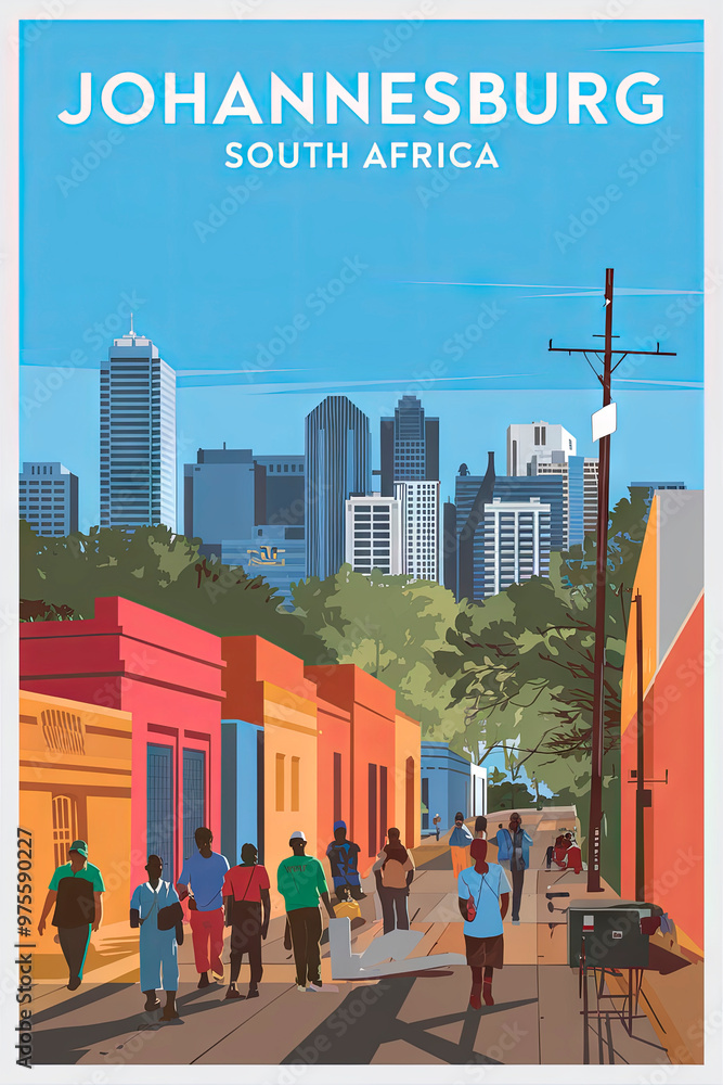 Fototapeta premium Johannesburg, Südafrika.