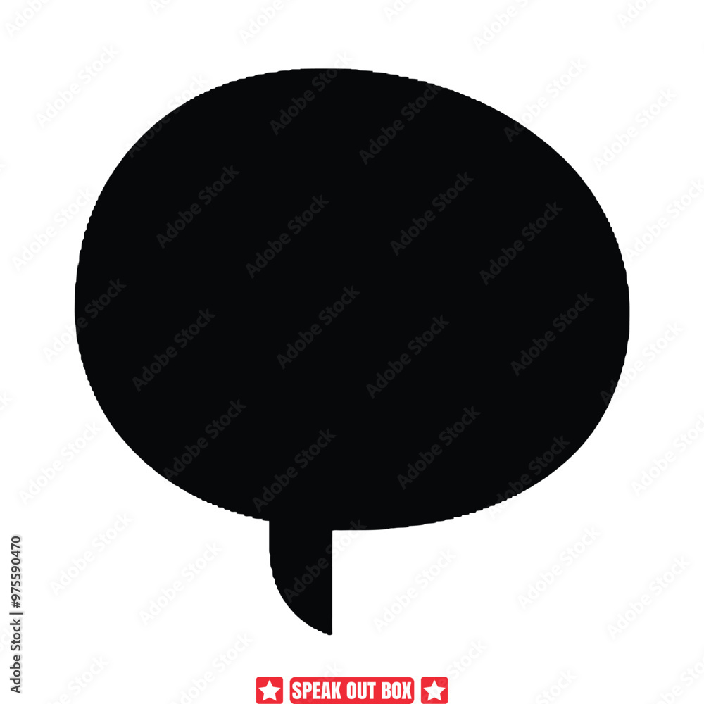 Expressive Discourse Elements Vector Speak Out Boxes Expressive Discourse Elements Vector Speak Out Boxes