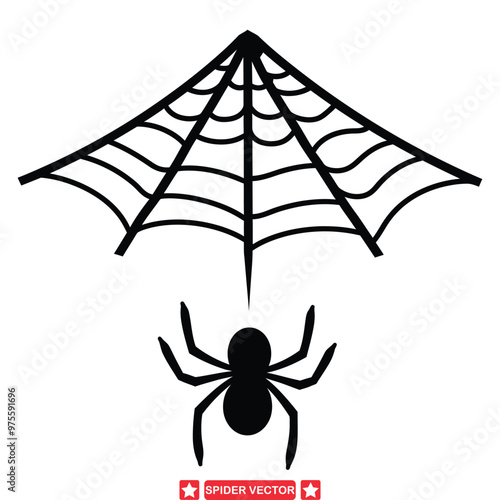 Widow Makers  Intense Spider Vector Set for Horror Illustrations