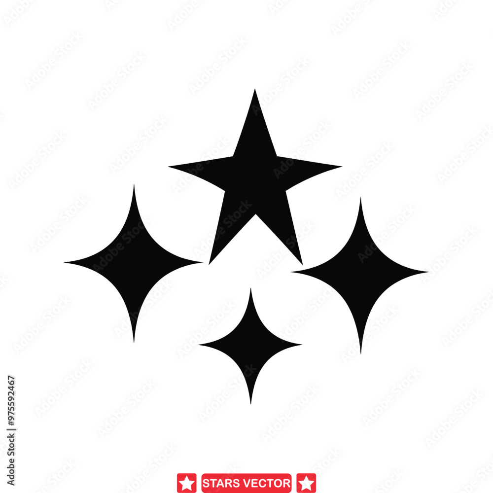 Galactic Glow Captivating Star Vector Silhouettes for Every Design Galactic Glow Captivating Star Vector Silhouettes for Every Design