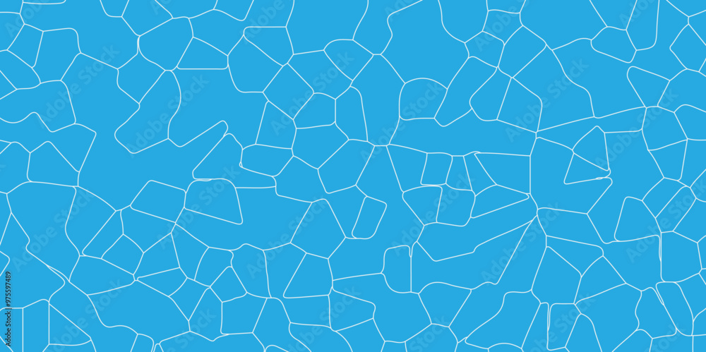 Abstract blue crystalized broken glass and white lines background .black stained glass window art pattern vector illustration. broken stained glass white line geometric pattern . Abstract blue crystalized broken glass and white lines background .black stained glass window art pattern vector illustration. broken stained glass white line geometric pattern .