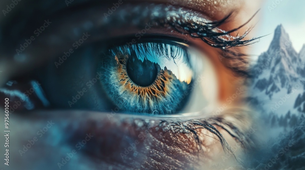 Fototapeta premium Vision of Mountains