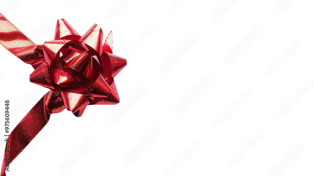 Red ribbon and bow transparent background Red ribbon and bow transparent background