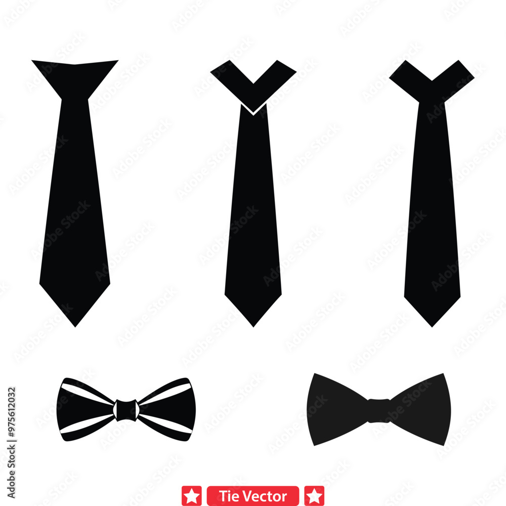 Fashionable Tie Silhouettes Must Have Accessories for Designers Fashionable Tie Silhouettes Must Have Accessories for Designers