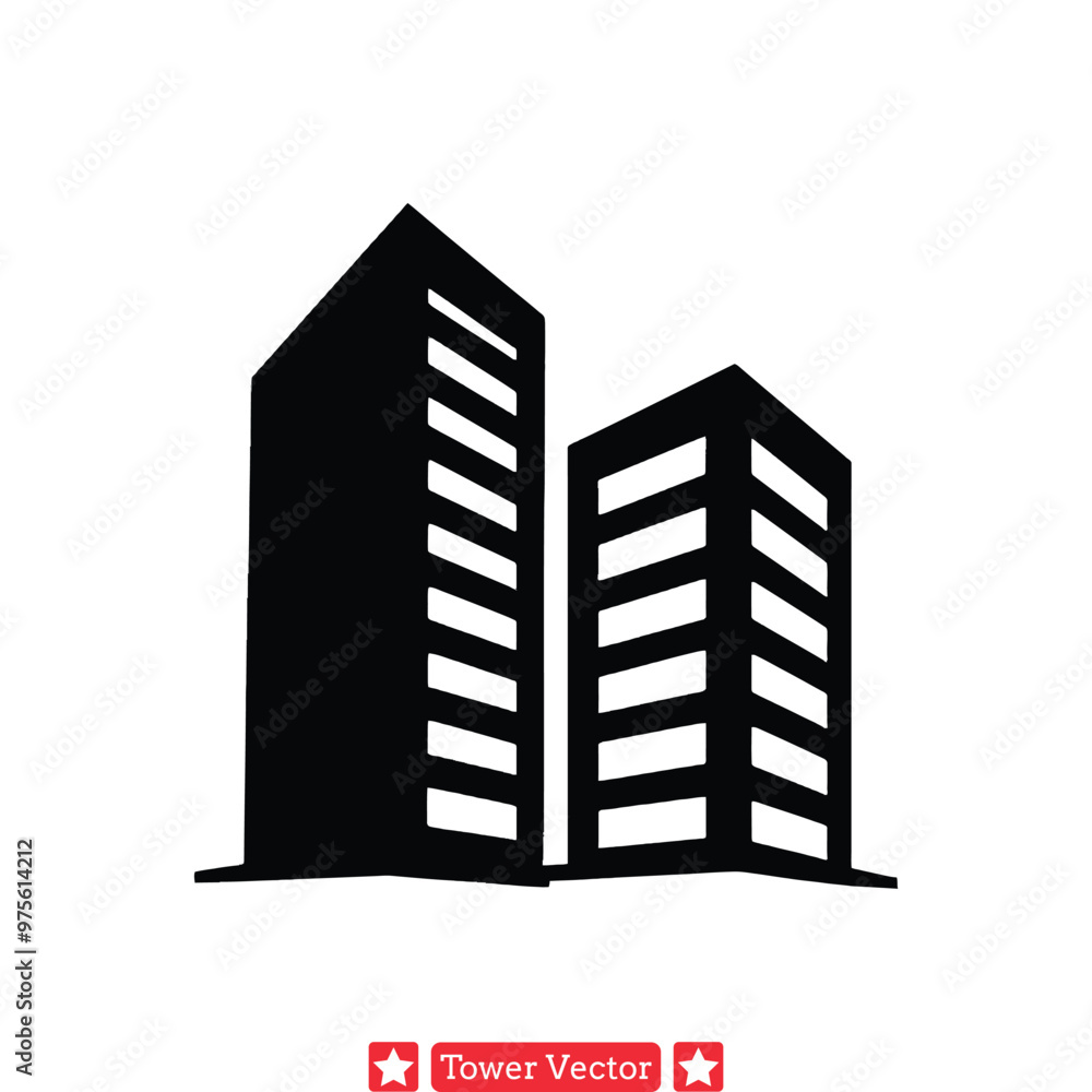 Skyline Monuments Tower Vector Silhouettes for Cityscapes and Architectural Presentations Skyline Monuments Tower Vector Silhouettes for Cityscapes and Architectural Presentations