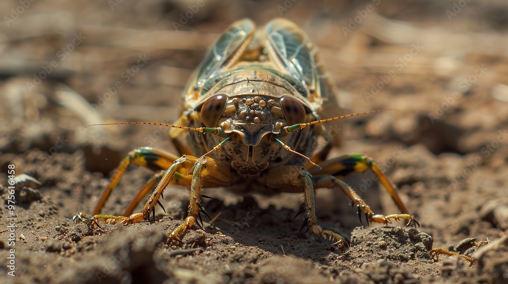 Fototapeta premium cicada close up