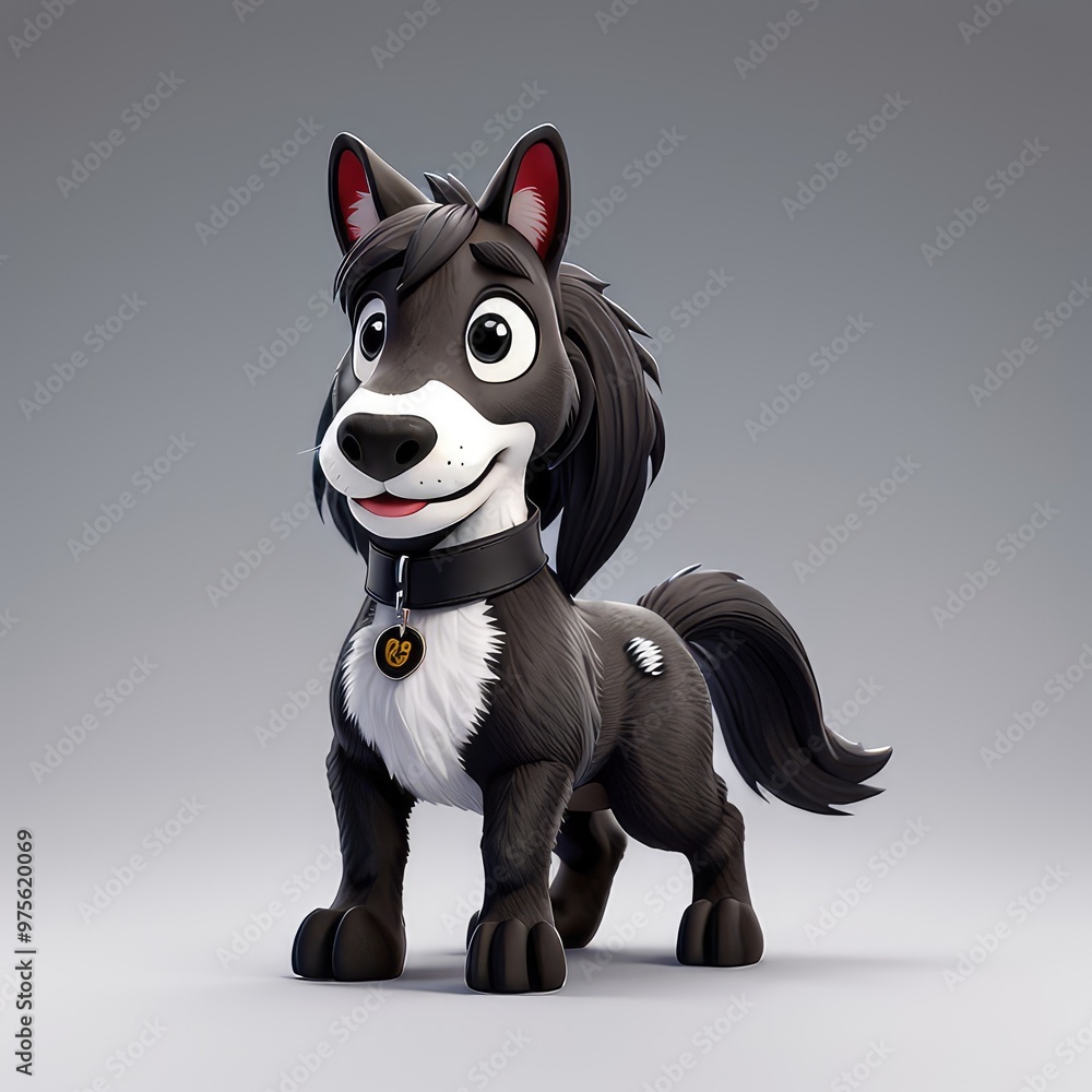 3d cartoon of a horse 3d cartoon of a horse