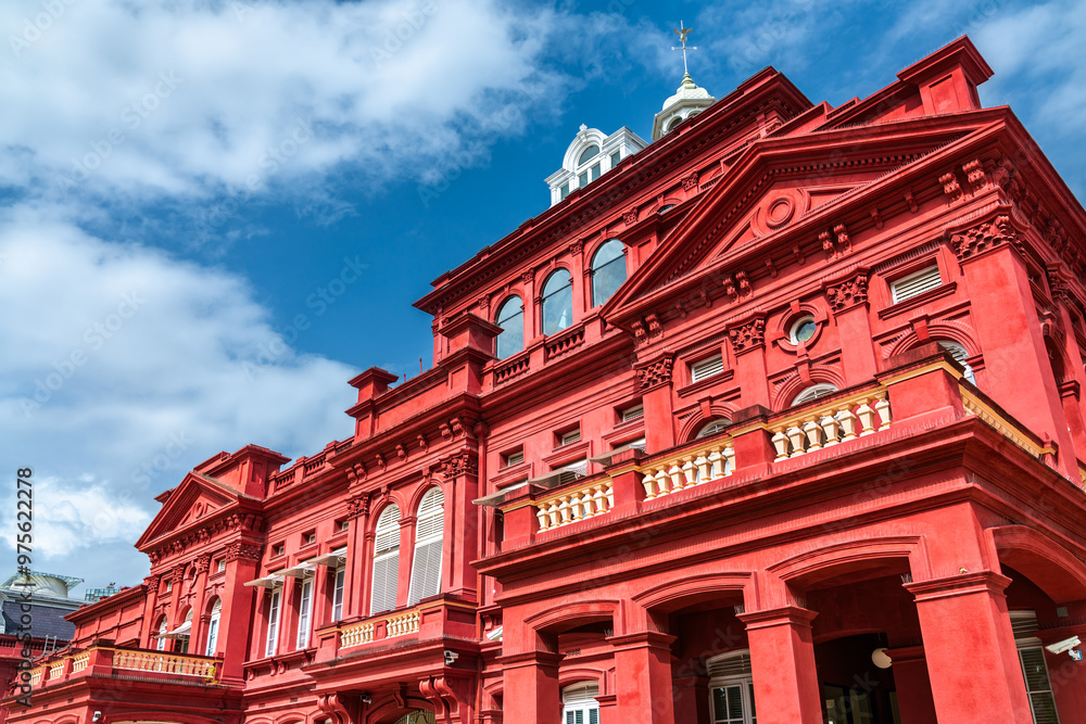 The Red House, the seat of Parliament of Trinidad and Tobago in Port of Spain. Trinidad and Tobago is the southernmost island country in the Caribbean