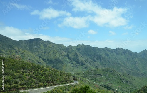 Tropical Mountains in Anaga Rural Park, Tenerife, Canary Islands