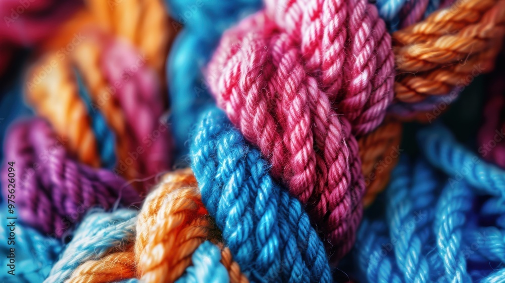 Colorful woolen background with stripes Colorful woolen background with stripes