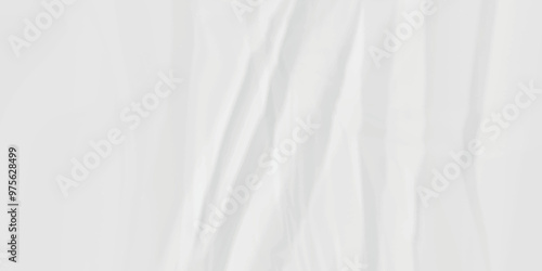 White crumpled paper texture. White wrinkled paper texture. White paper texture. White crumpled and top view textures can be used for background of text or any contents.