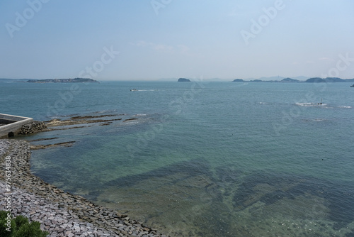 知多半島の先端にある羽豆岬から見た三河三島 photo