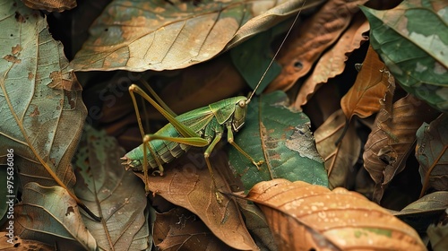 katydid close up  photo