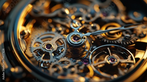 Intricate Mechanism of a Mechanical Watch