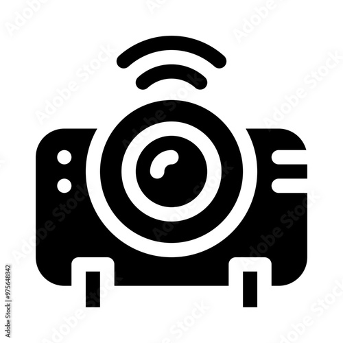 Projector glyph icon