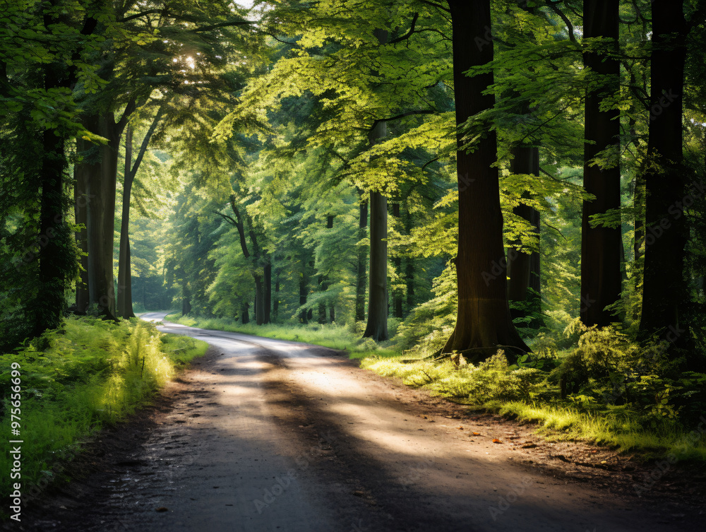 Fototapeta premium Crystal-Clear Nature Background: High-Resolution Wallpaper for a Serene and Stunning View