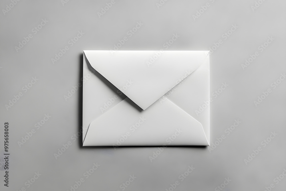 Envelope with Blank Paper and Message Envelope with Blank Paper and Message