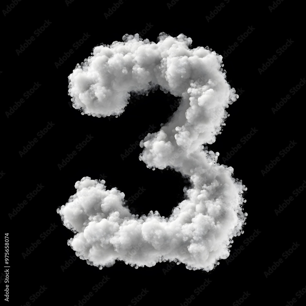 Cloud Number A, Cloud or Smoke Alphabet A Isolated on Black Background, Heavenly Typography with Fluffy Clouds Cloud Number A, Cloud or Smoke Alphabet A Isolated on Black Background, Heavenly Typography with Fluffy Clouds