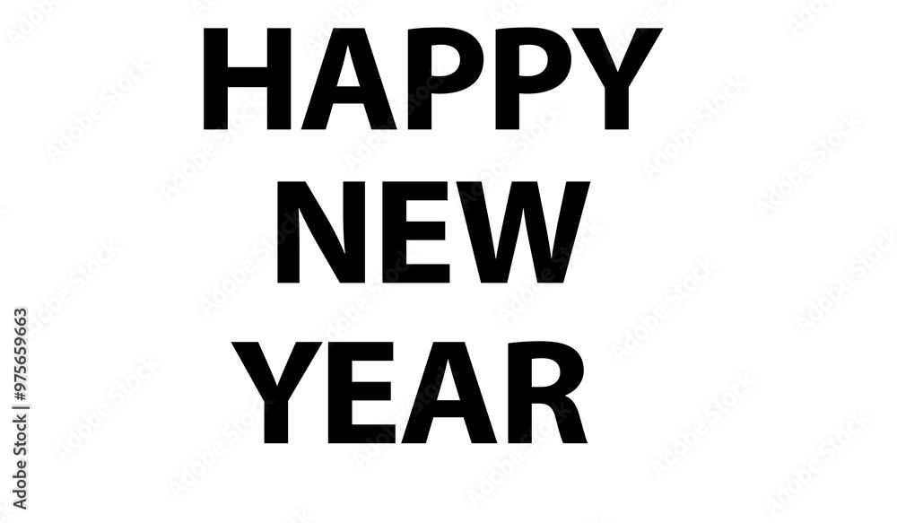 Obraz premium Happy New Year