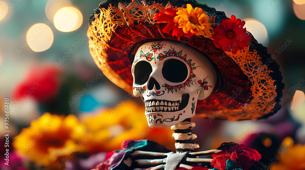 dia de los muertos day of the dead carnival party background, Cinco de Mayo skeleton, skull, catrina spoky and scary backdrop dia de los muertos day of the dead carnival party background, Cinco de Mayo skeleton, skull, catrina spoky and scary backdrop