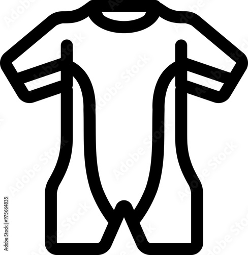 Wetsuit Icon Illustration