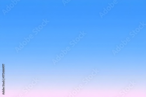 A blue sky with a pinkish hue