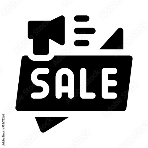 Clearance Sale glyph icon