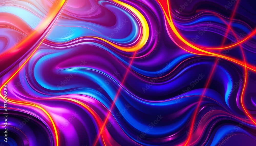 A dynamic and colorful abstract background featuring vibrant neon waves and fluid patterns, creating a sense of movement and energy. A dynamic and colorful abstract background featuring vibrant neon waves and fluid patterns, creating a sense of movement and energy.